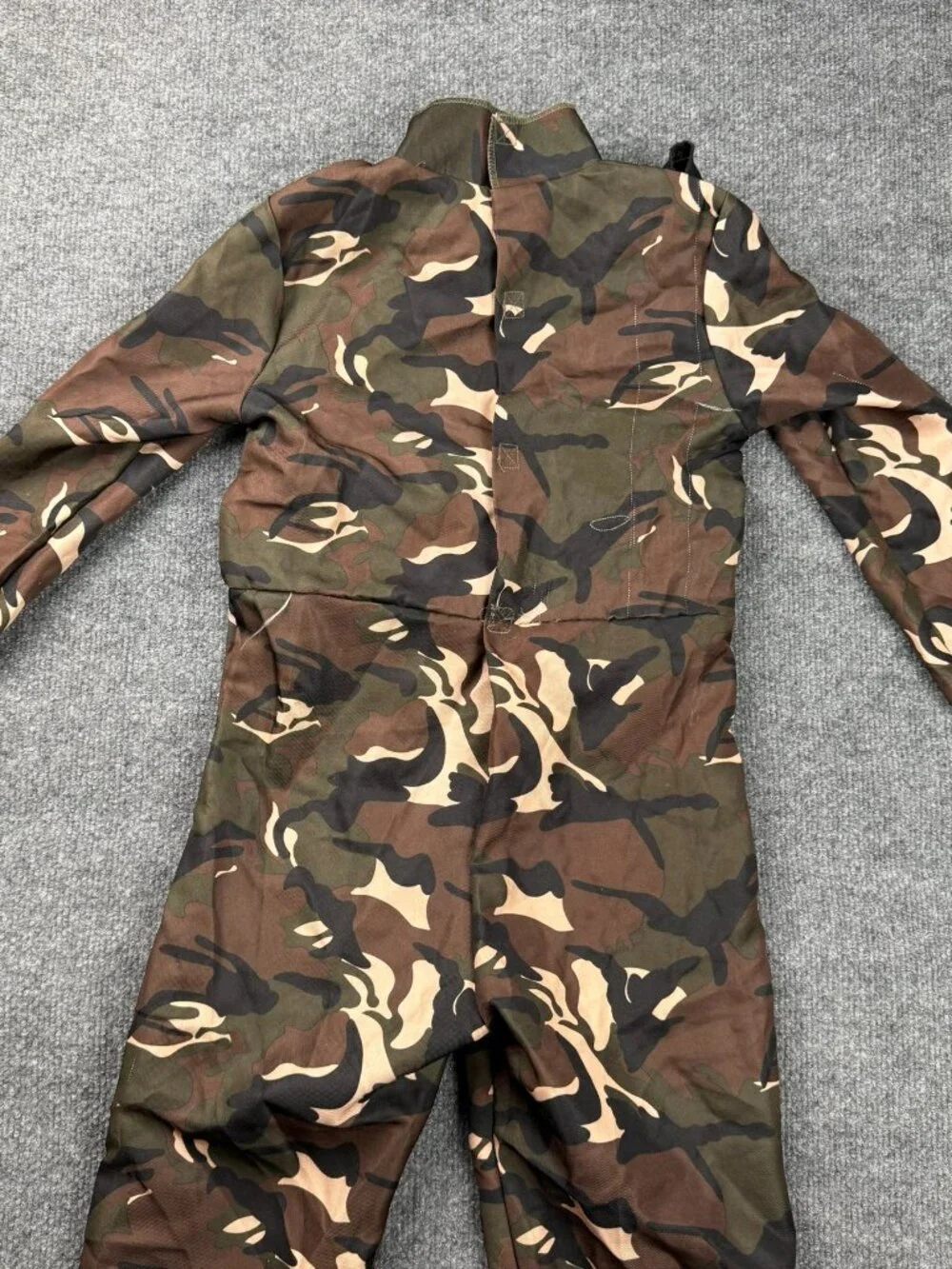 Boys Camouflage Jumpsuit Costume with Tactical Vest - Size Small/Medium